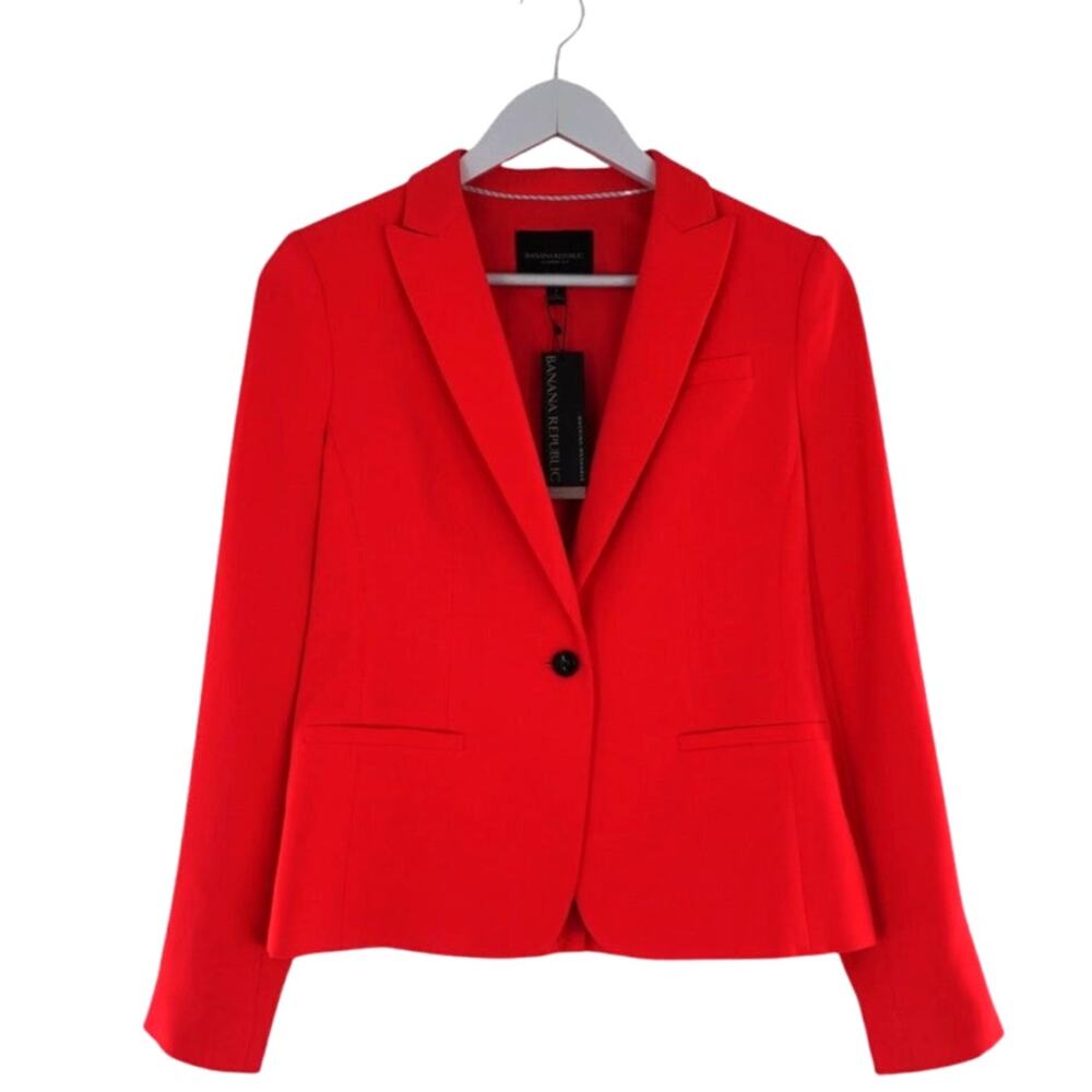 Banana Republic Neon Pink Blazer - Size 2 - NWT